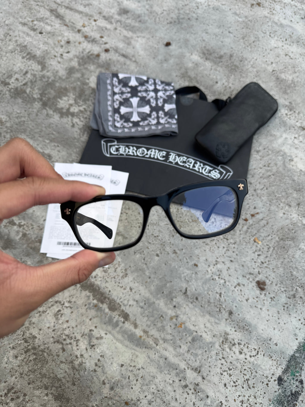 CHROME HEARTS GITTY ANY GOLD