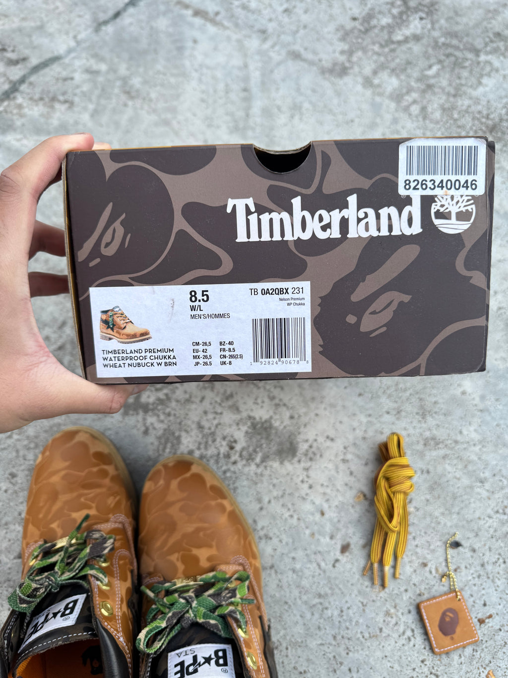 TIMBERLAND BAPE UNDEFEATED