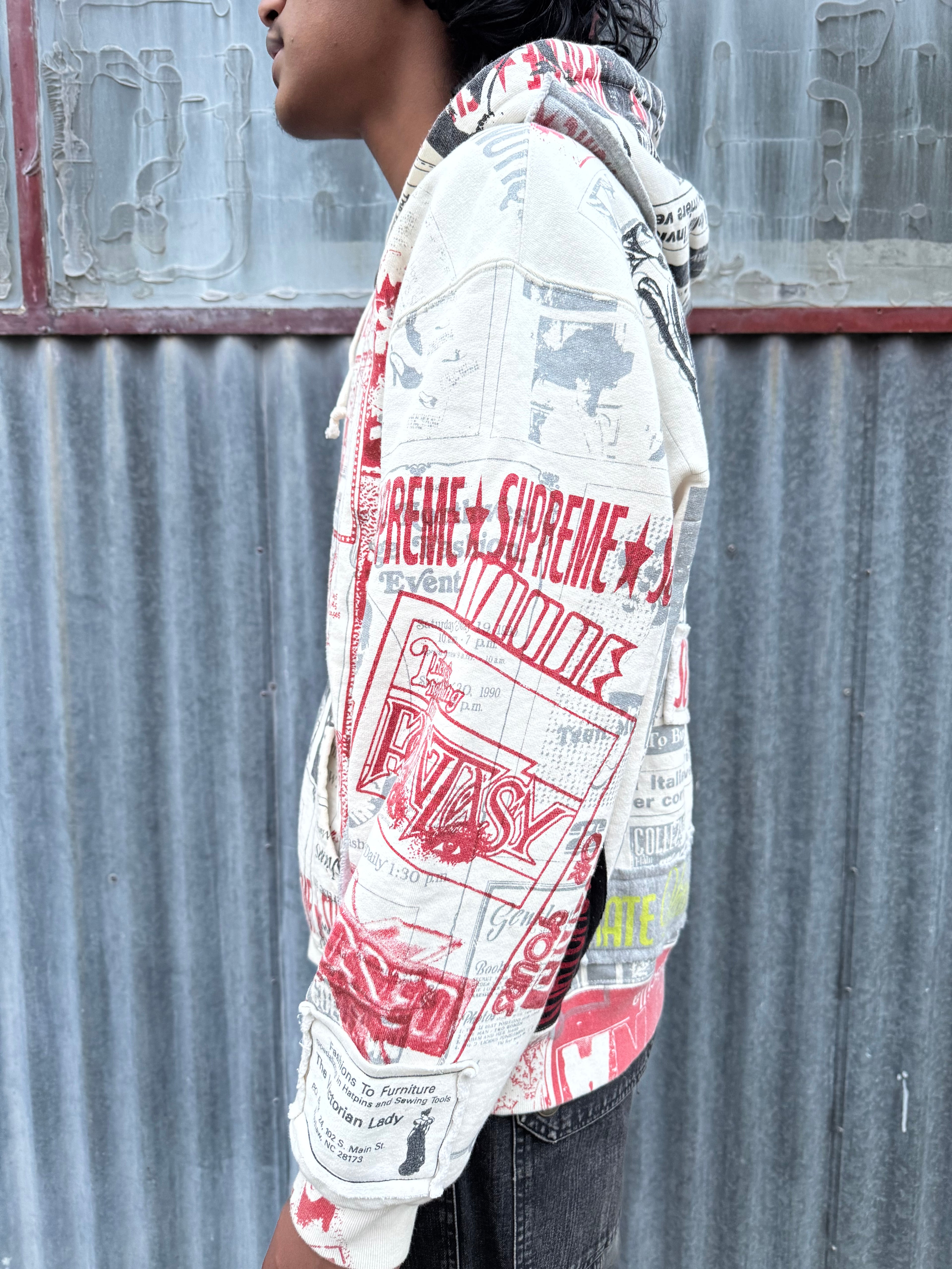 SUPREME COLLAGE ZIP