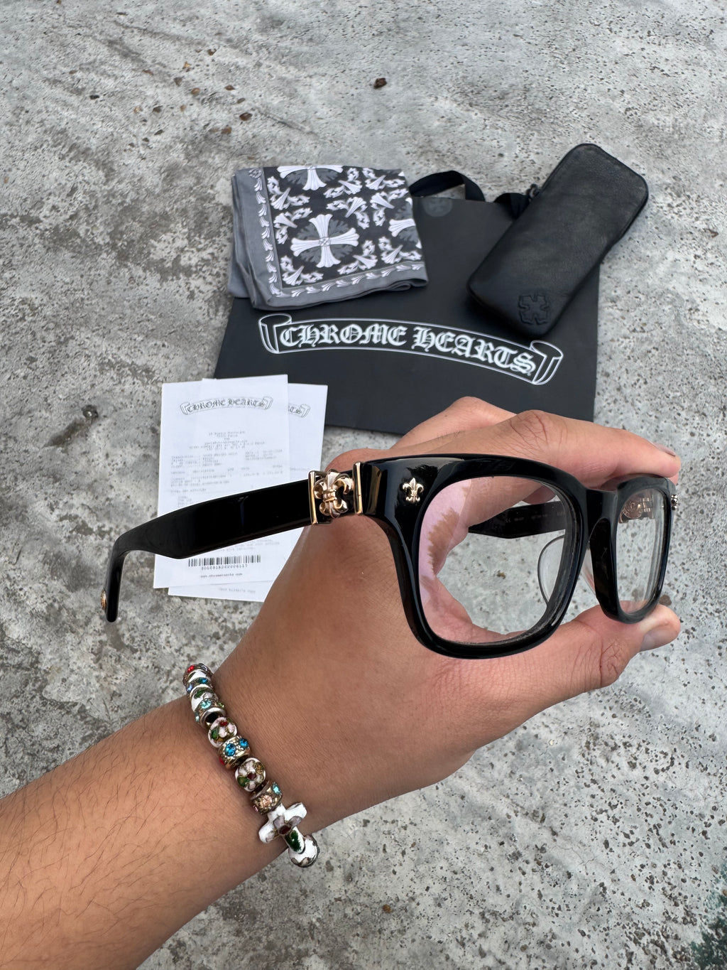 CHROME HEARTS GITTY ANY GOLD