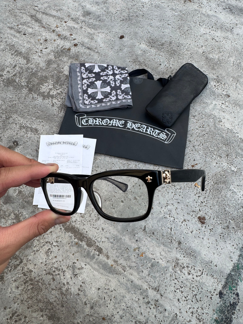 CHROME HEARTS GITTY ANY GOLD
