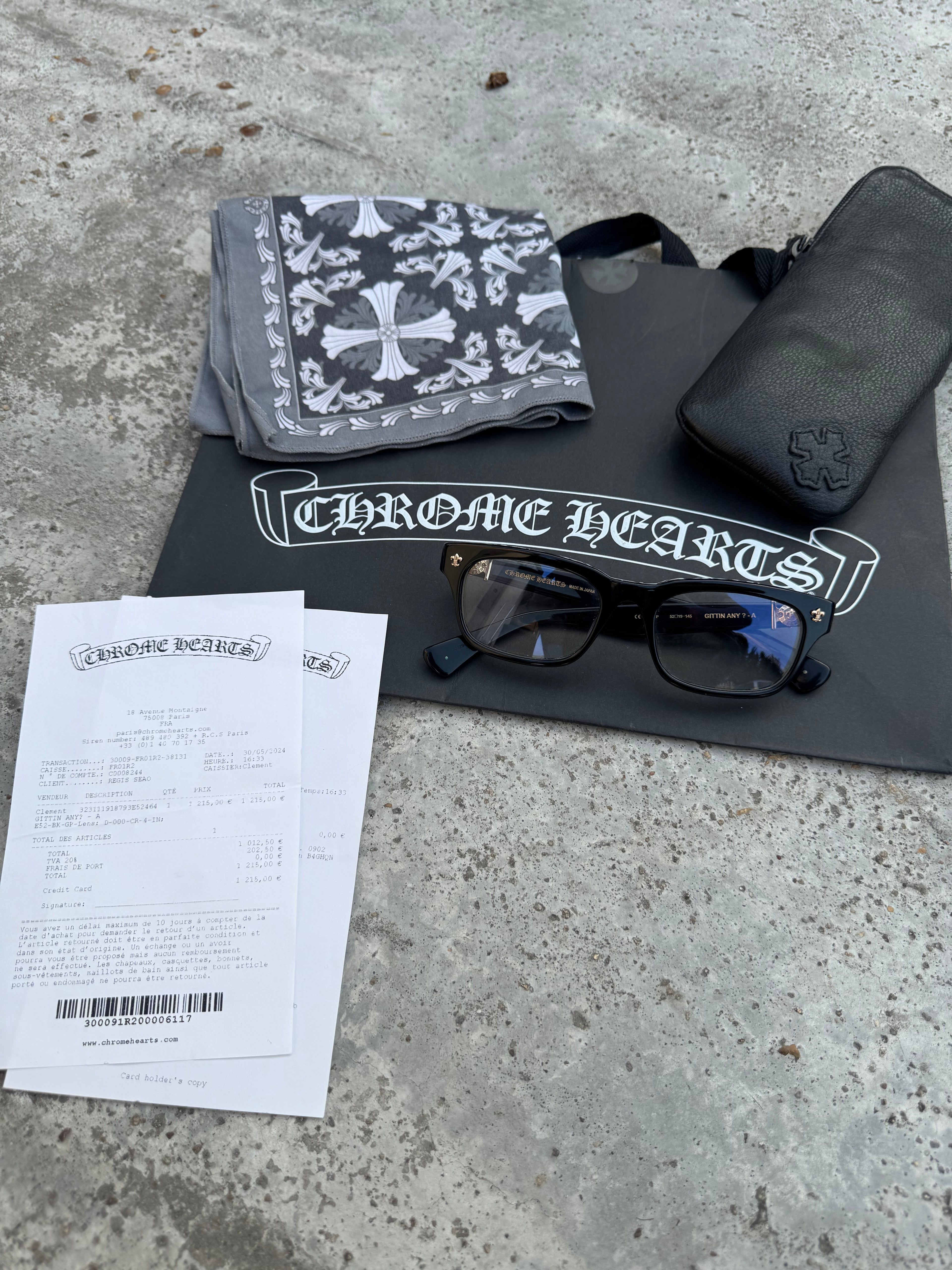 CHROME HEARTS GITTY ANY GOLD