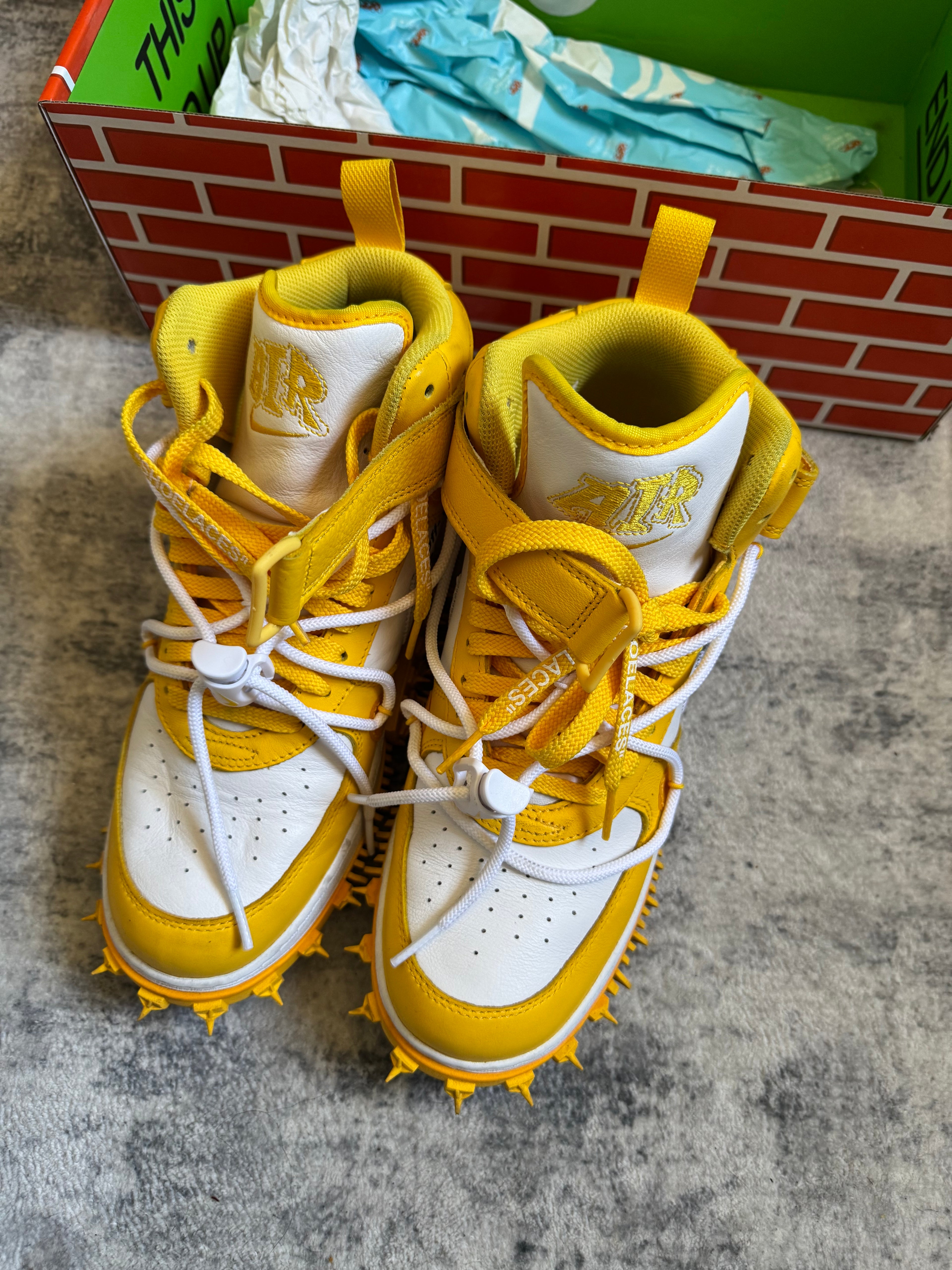 NIKE OFF WHITE AIR FORCE 1 MID