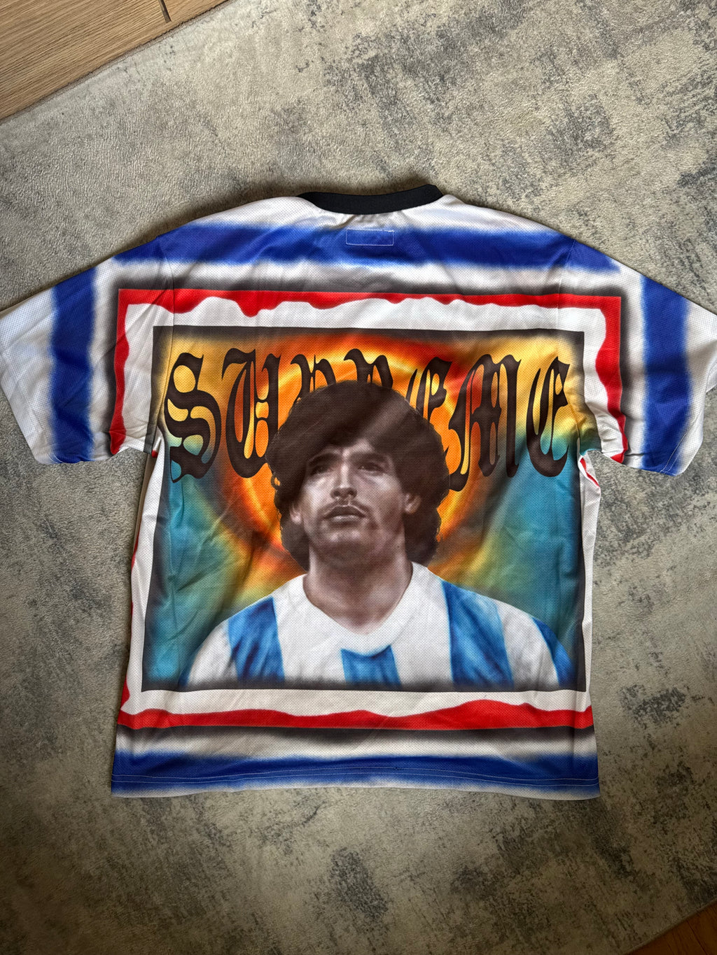SUPREME MARADONA JERSEY