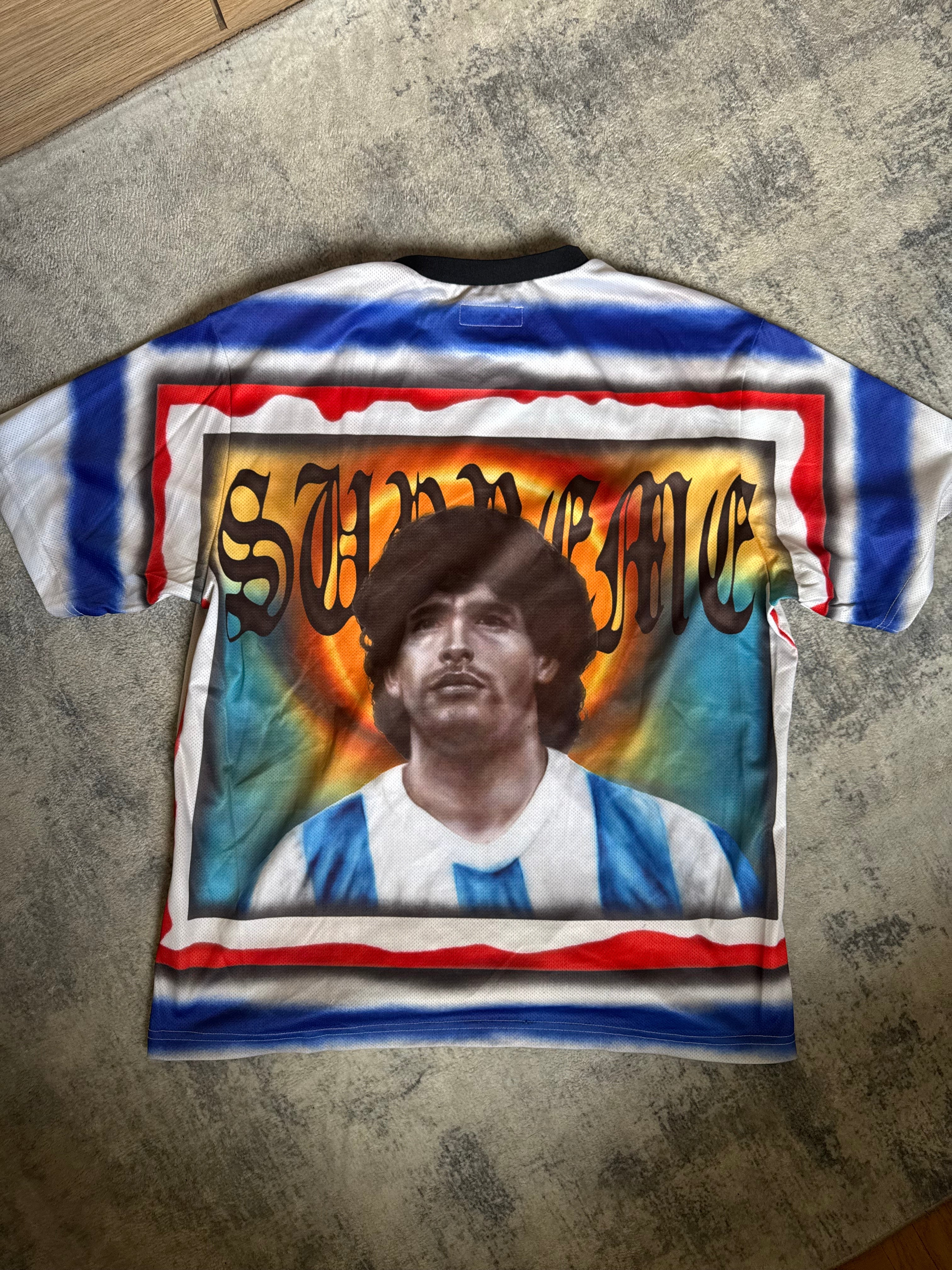 SUPREME MARADONA JERSEY