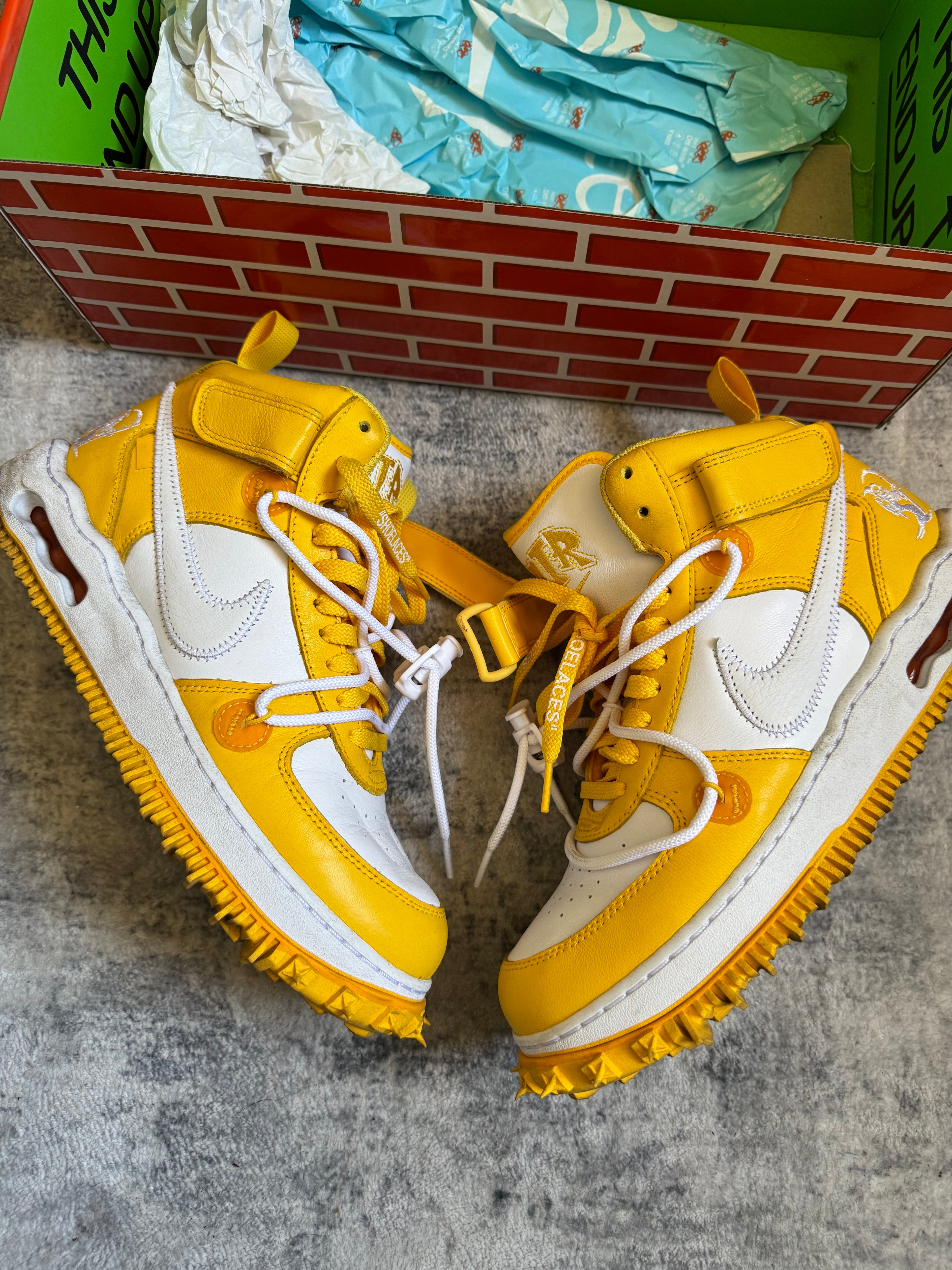 NIKE OFF WHITE AIR FORCE 1 MID