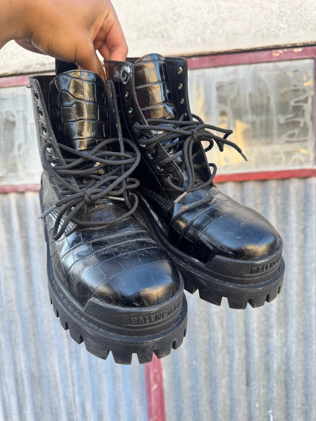 BALENCIAGA STRIKER BOOTS