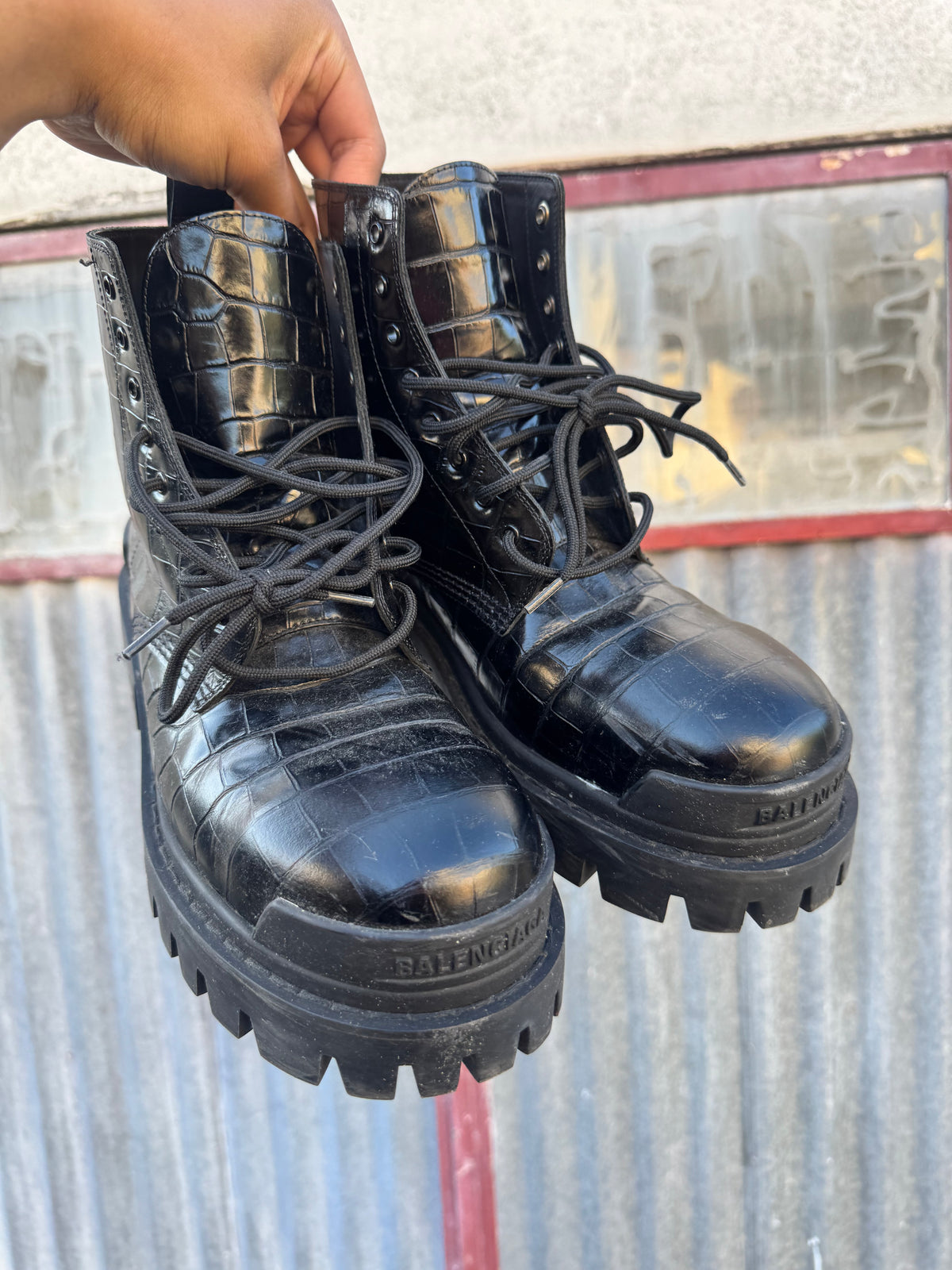 BALENCIAGA STRIKER BOOTS