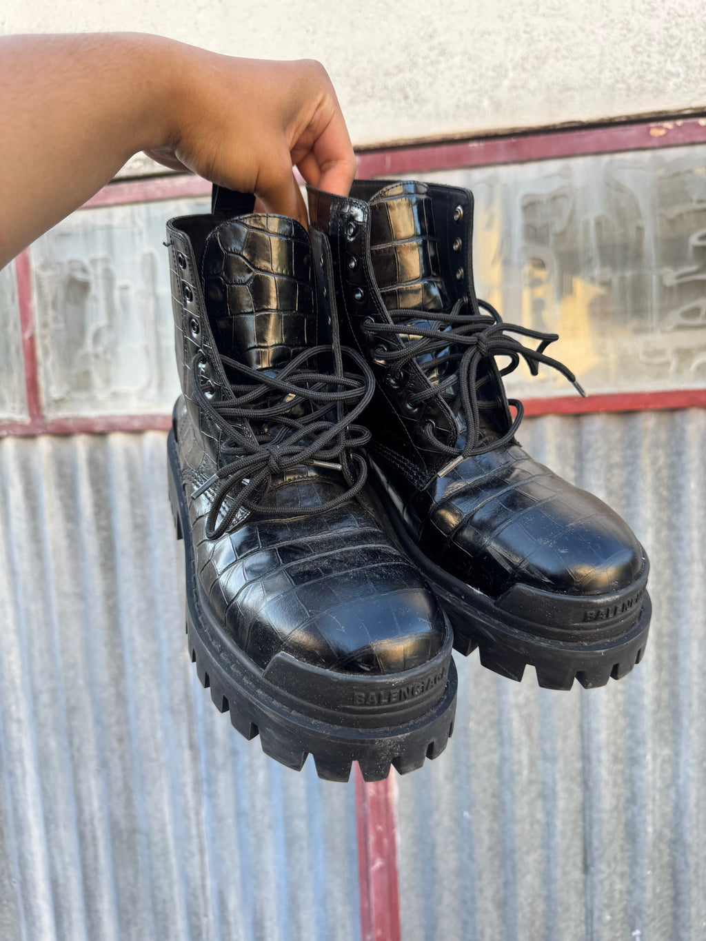 BALENCIAGA STRIKER BOOTS
