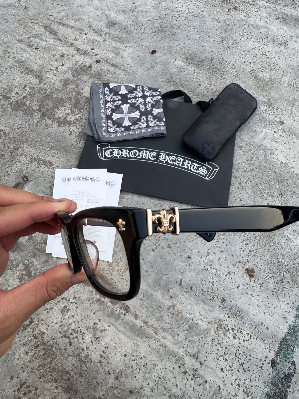 CHROME HEARTS GITTY ANY GOLD