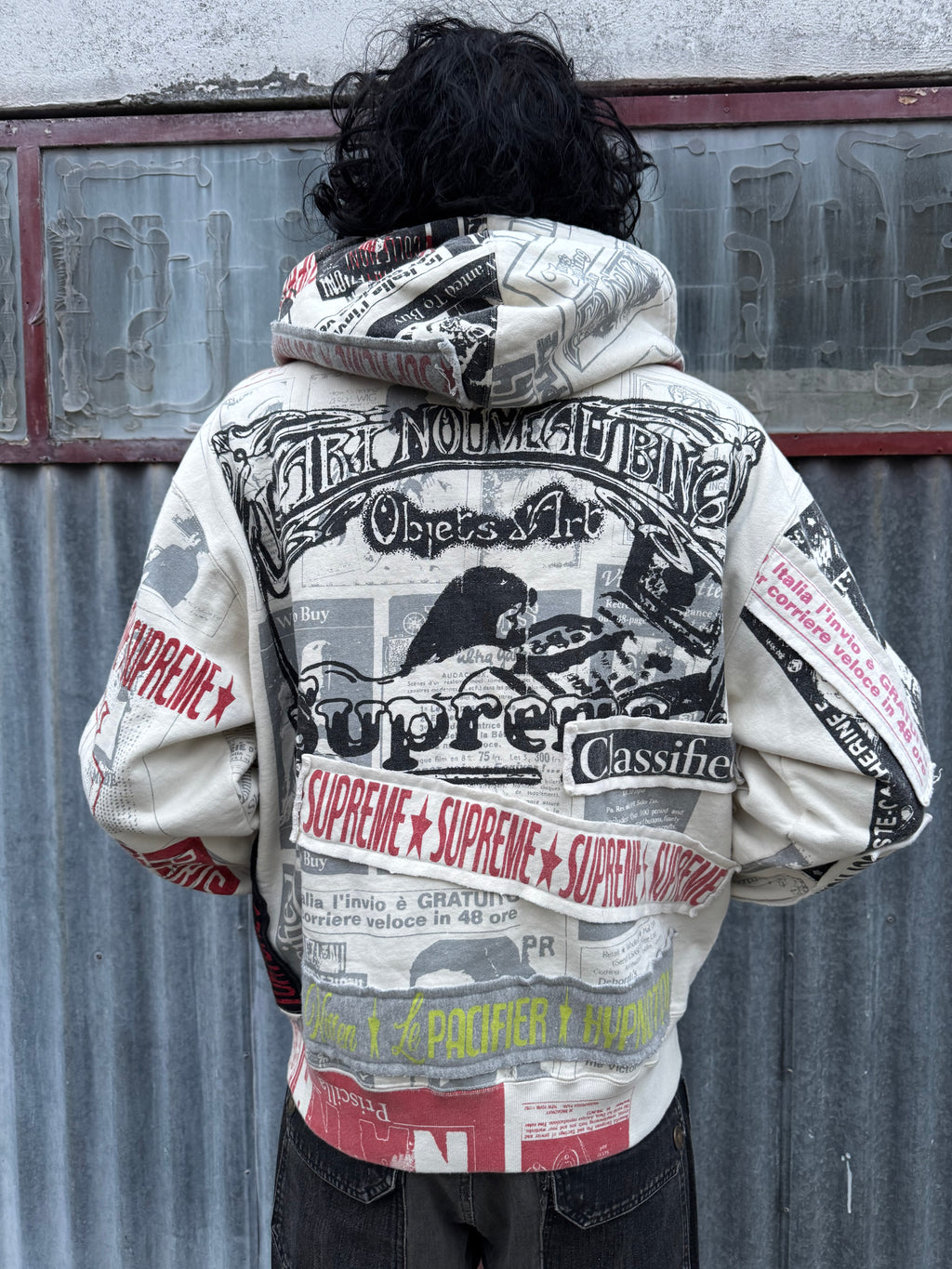 SUPREME COLLAGE ZIP