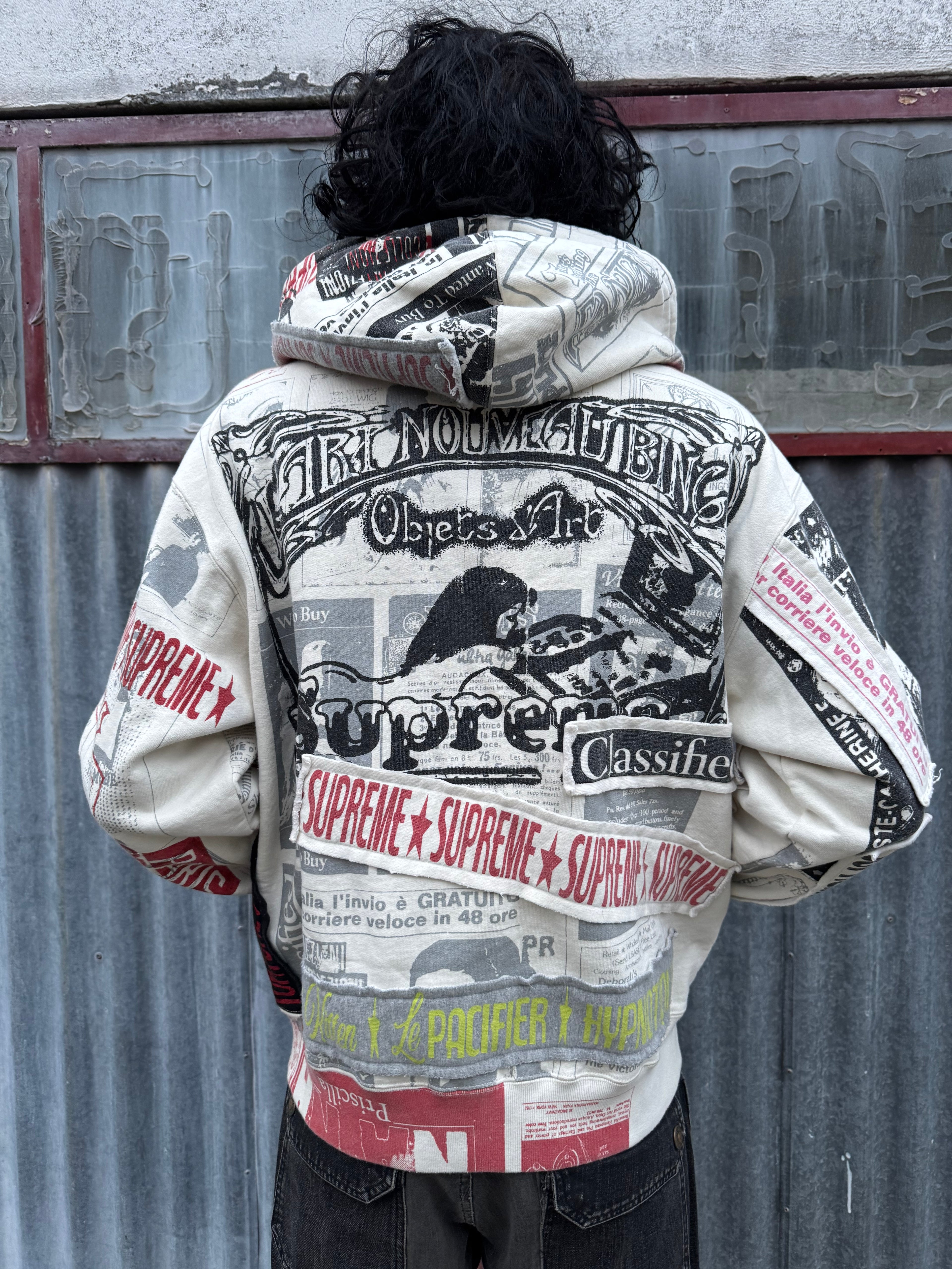 SUPREME COLLAGE ZIP