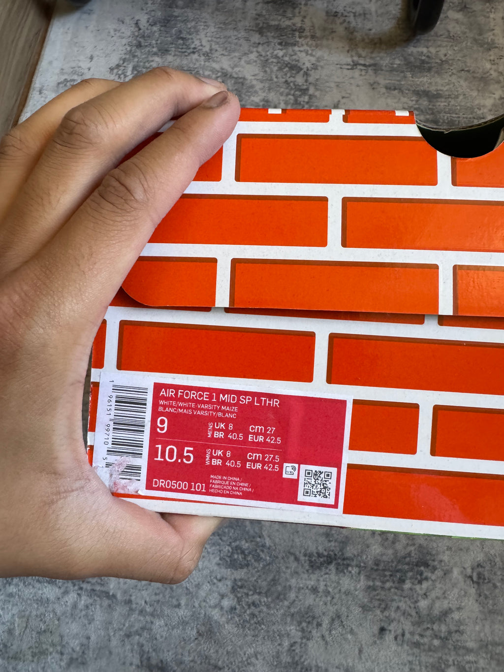 NIKE OFF WHITE AIR FORCE 1 MID