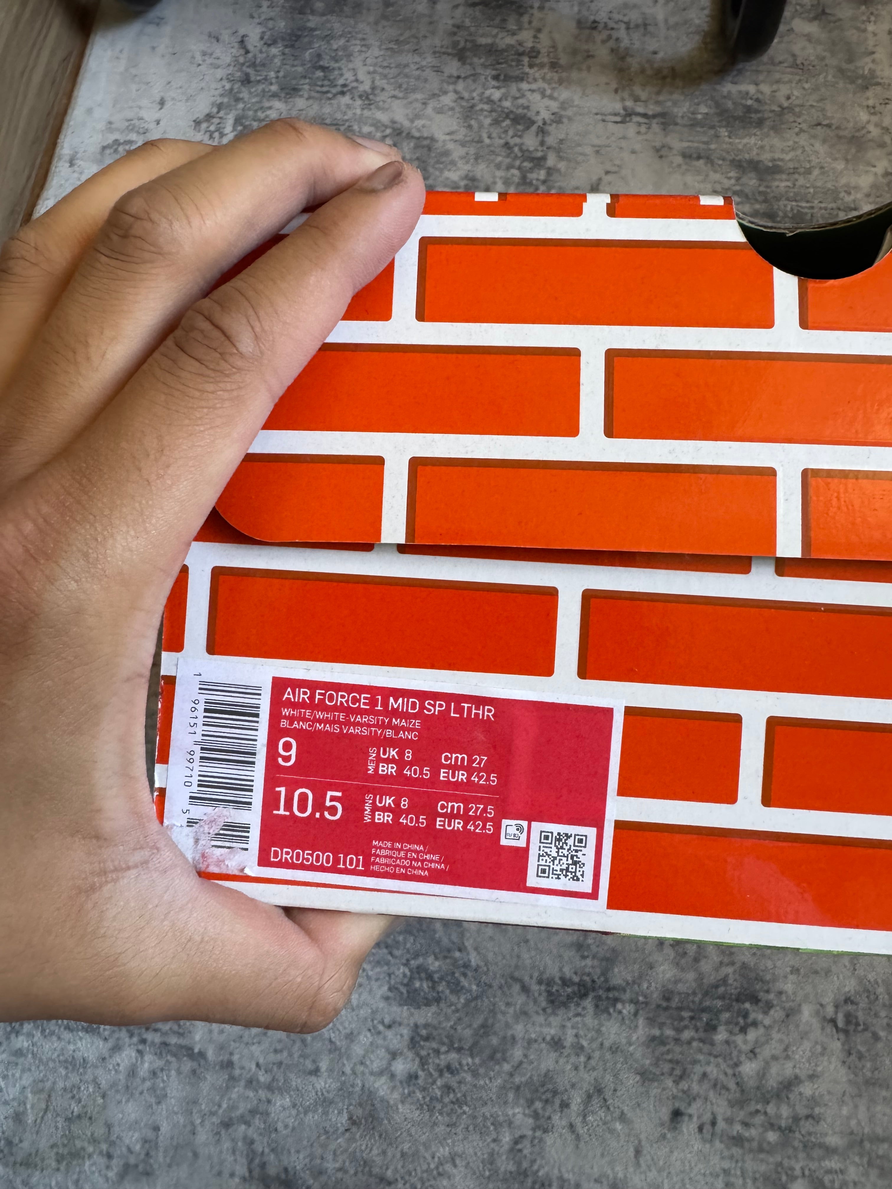 NIKE OFF WHITE AIR FORCE 1 MID