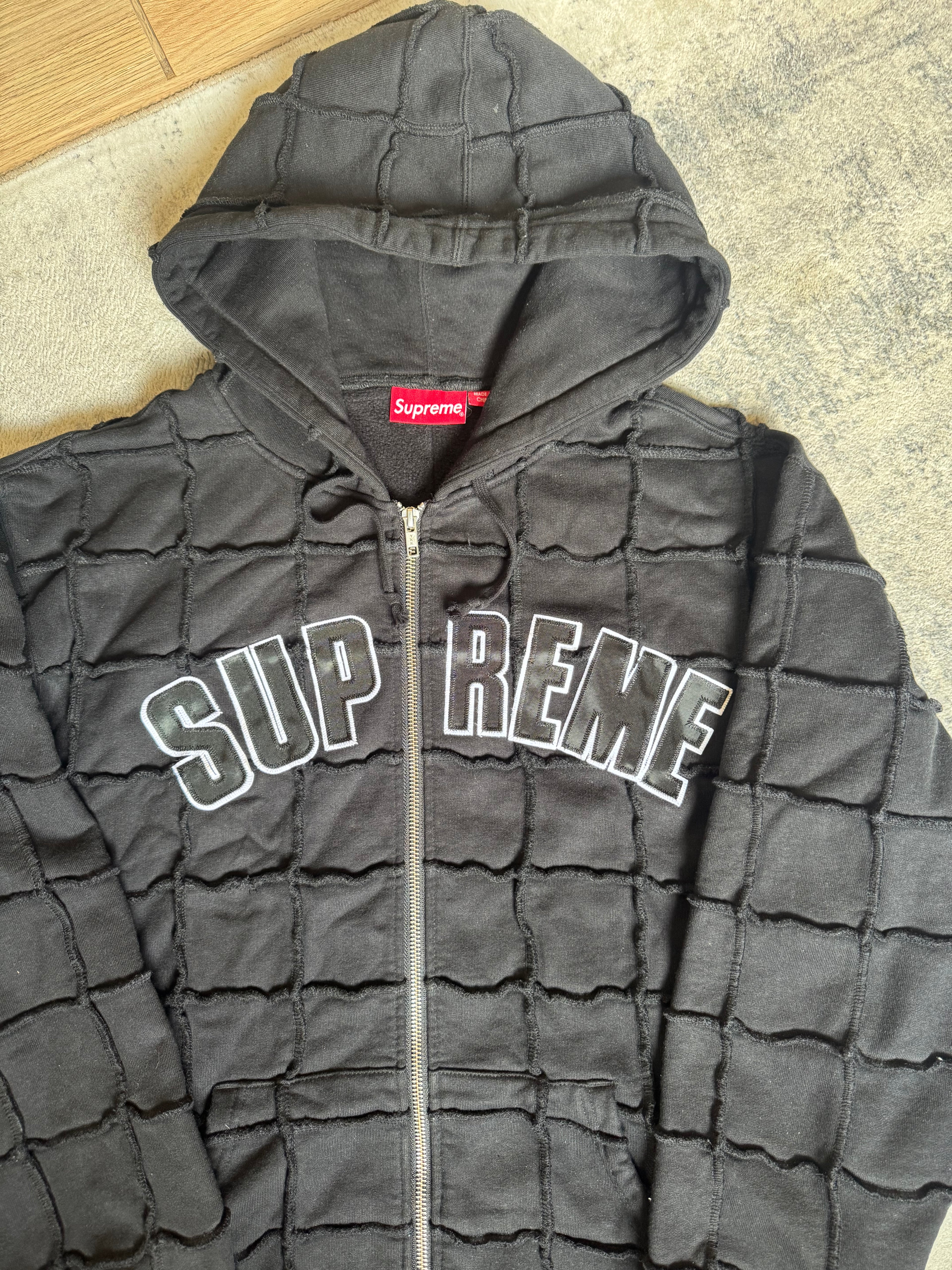SUPREME PATCHWORK HOODIE