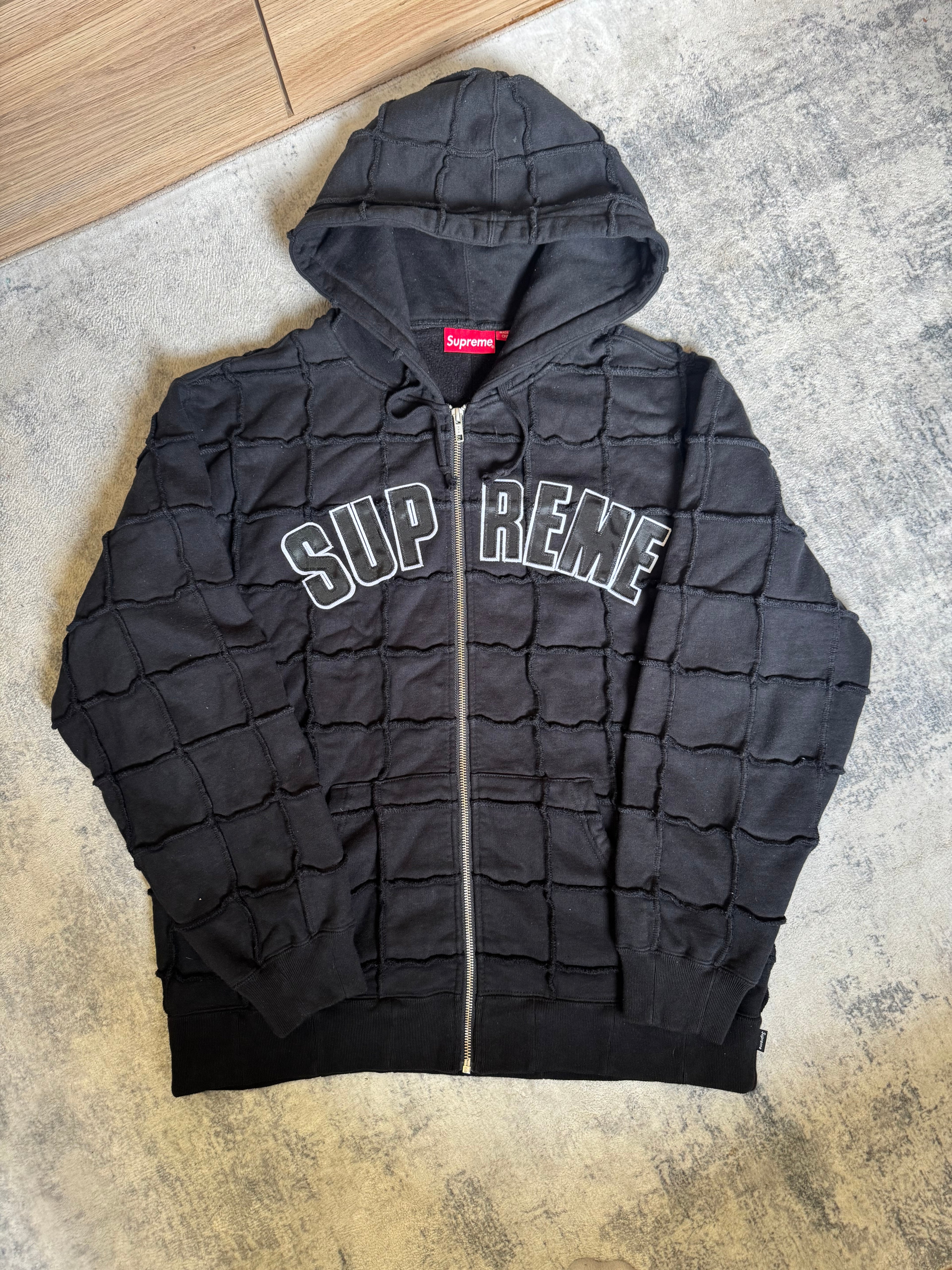 SUPREME PATCHWORK HOODIE