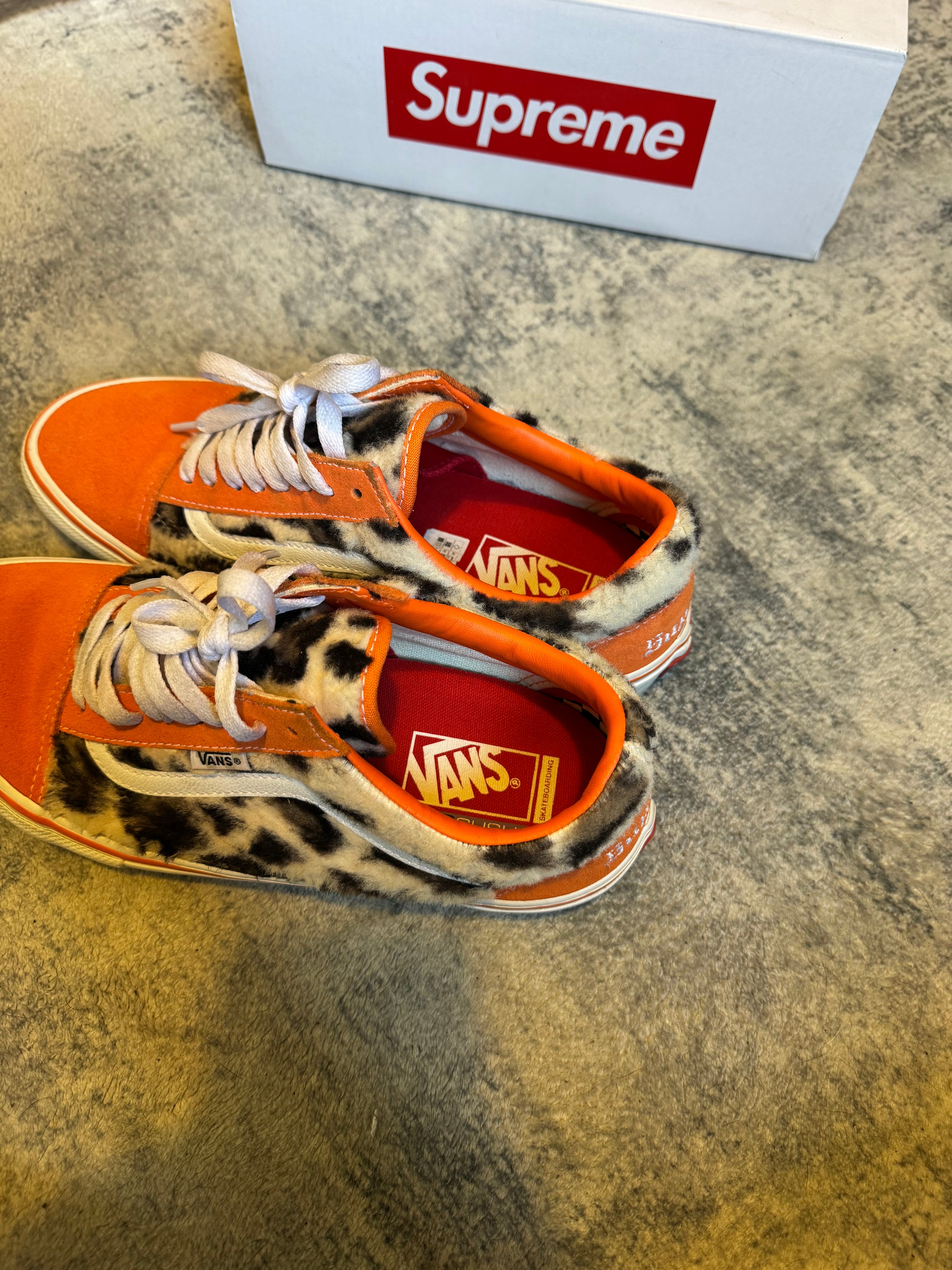 SUPREME VANS LEOPARD