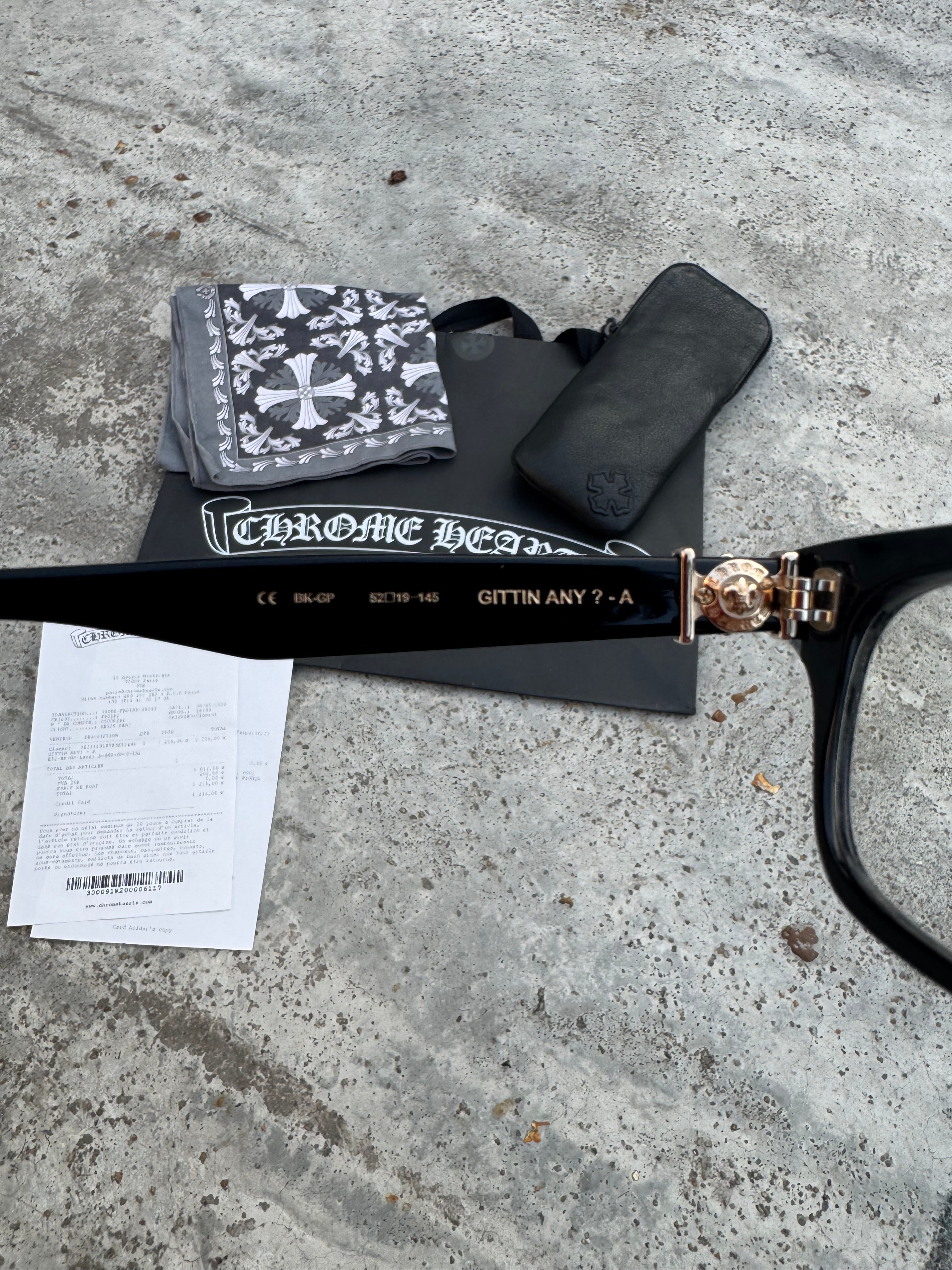 CHROME HEARTS GITTY ANY GOLD