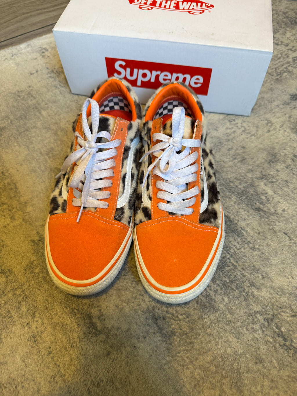 SUPREME VANS LEOPARD