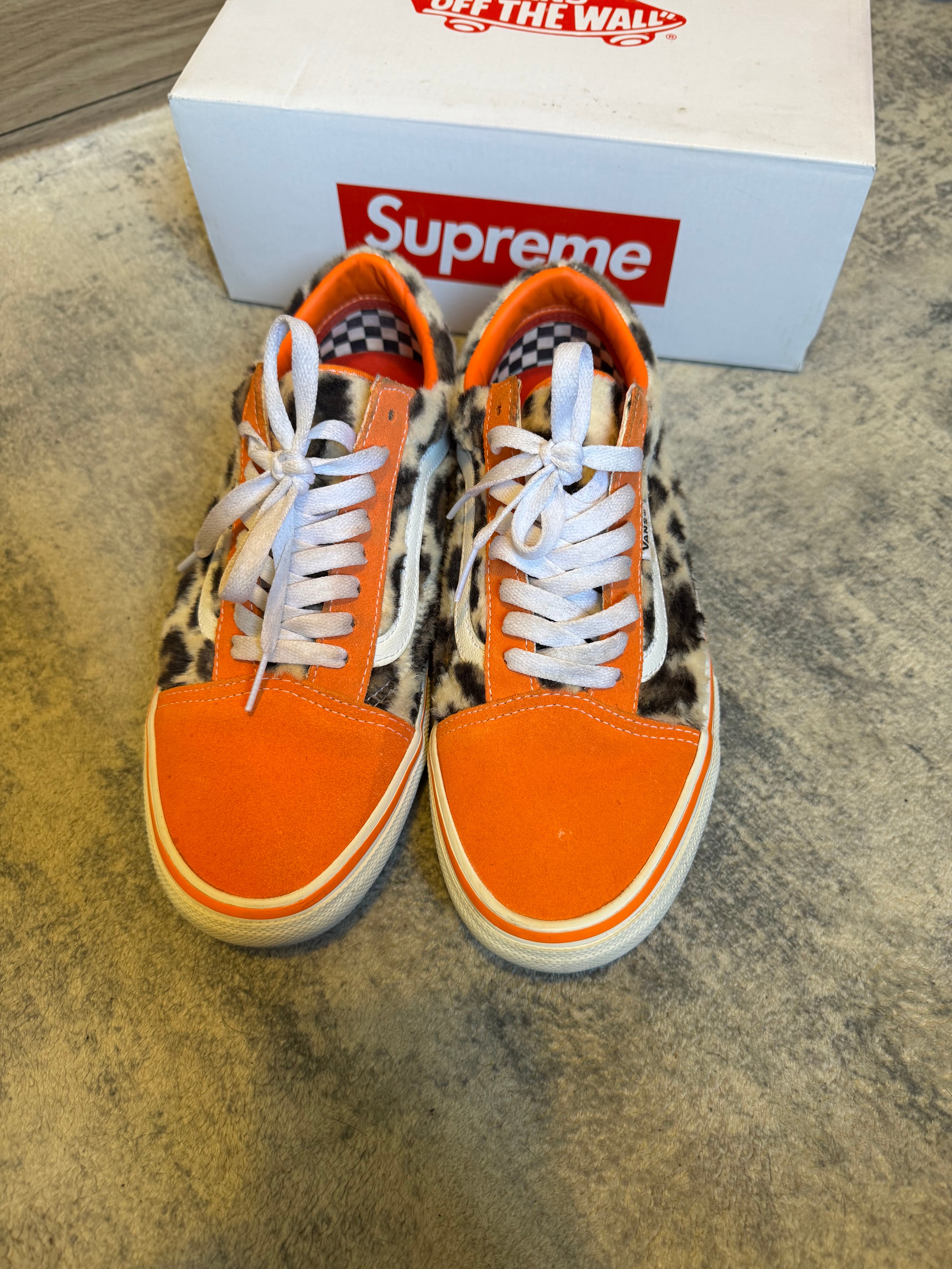 SUPREME VANS LEOPARD