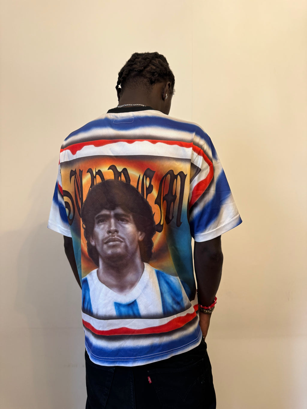 SUPREME MARADONA JERSEY