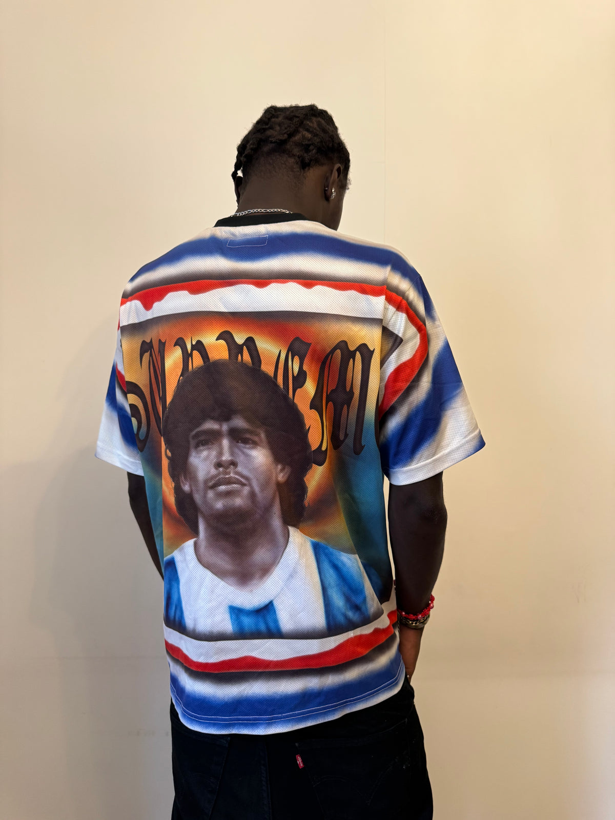 SUPREME MARADONA JERSEY