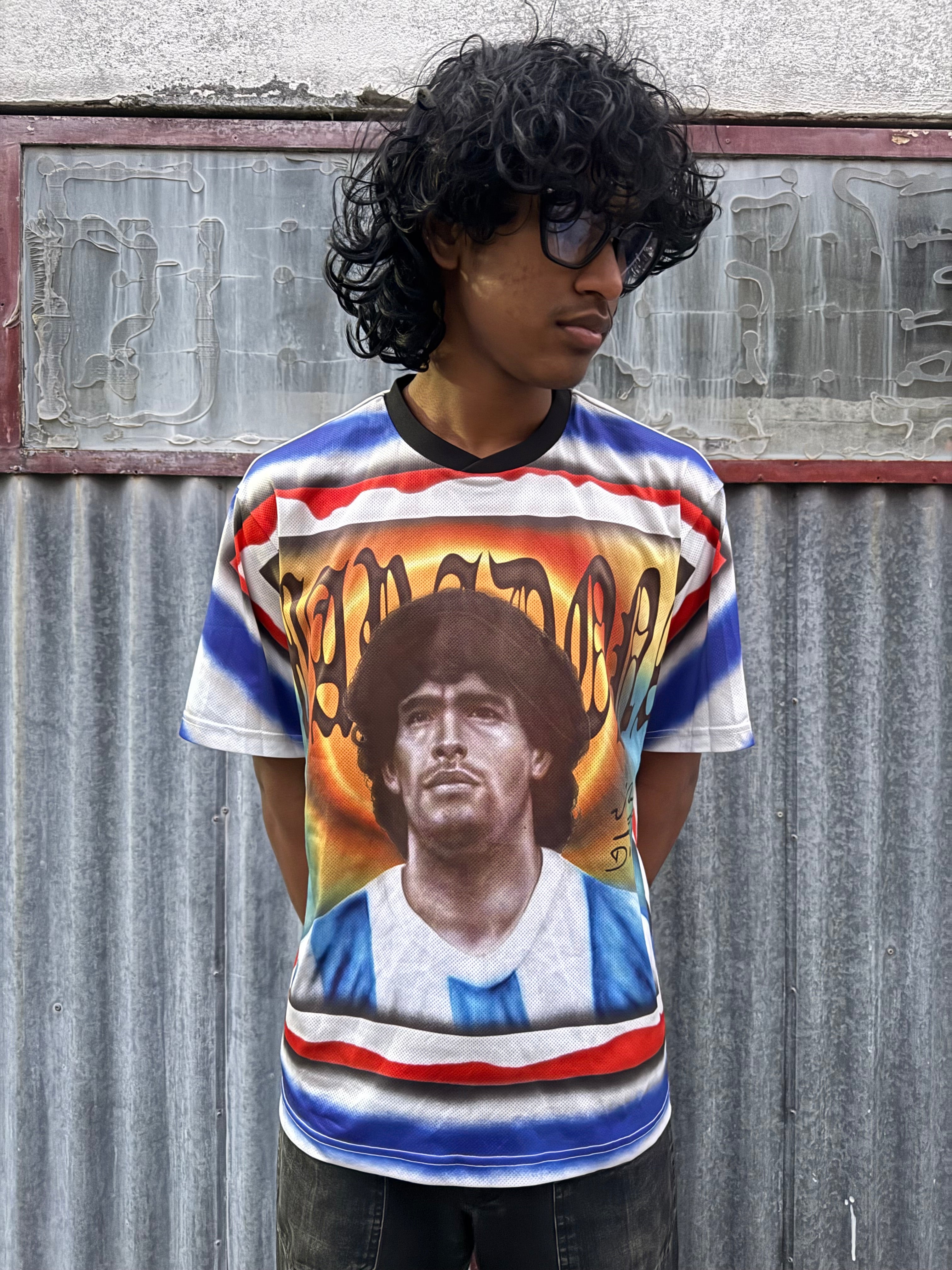 SUPREME MARADONA JERSEY