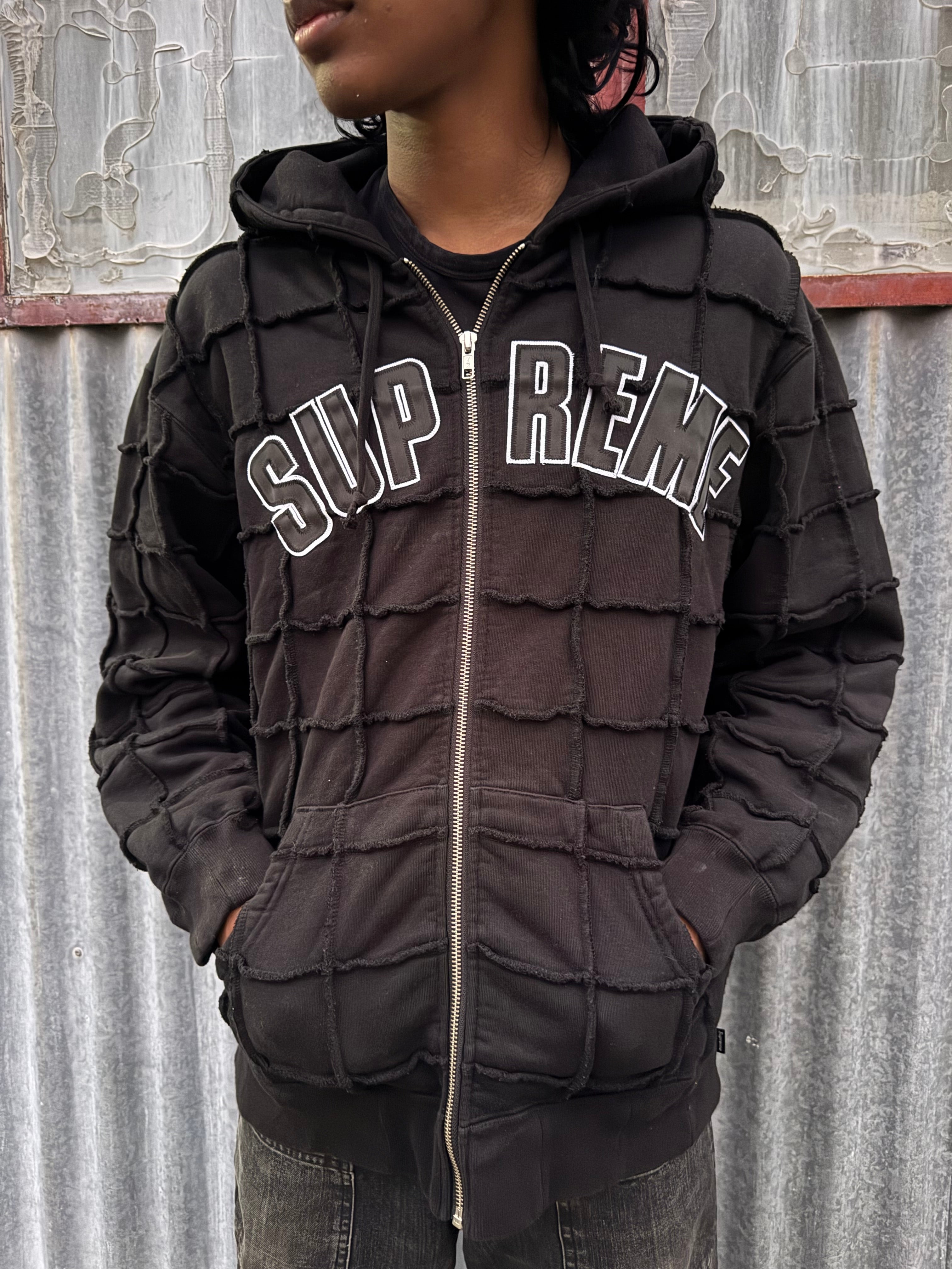 SUPREME PATCHWORK HOODIE