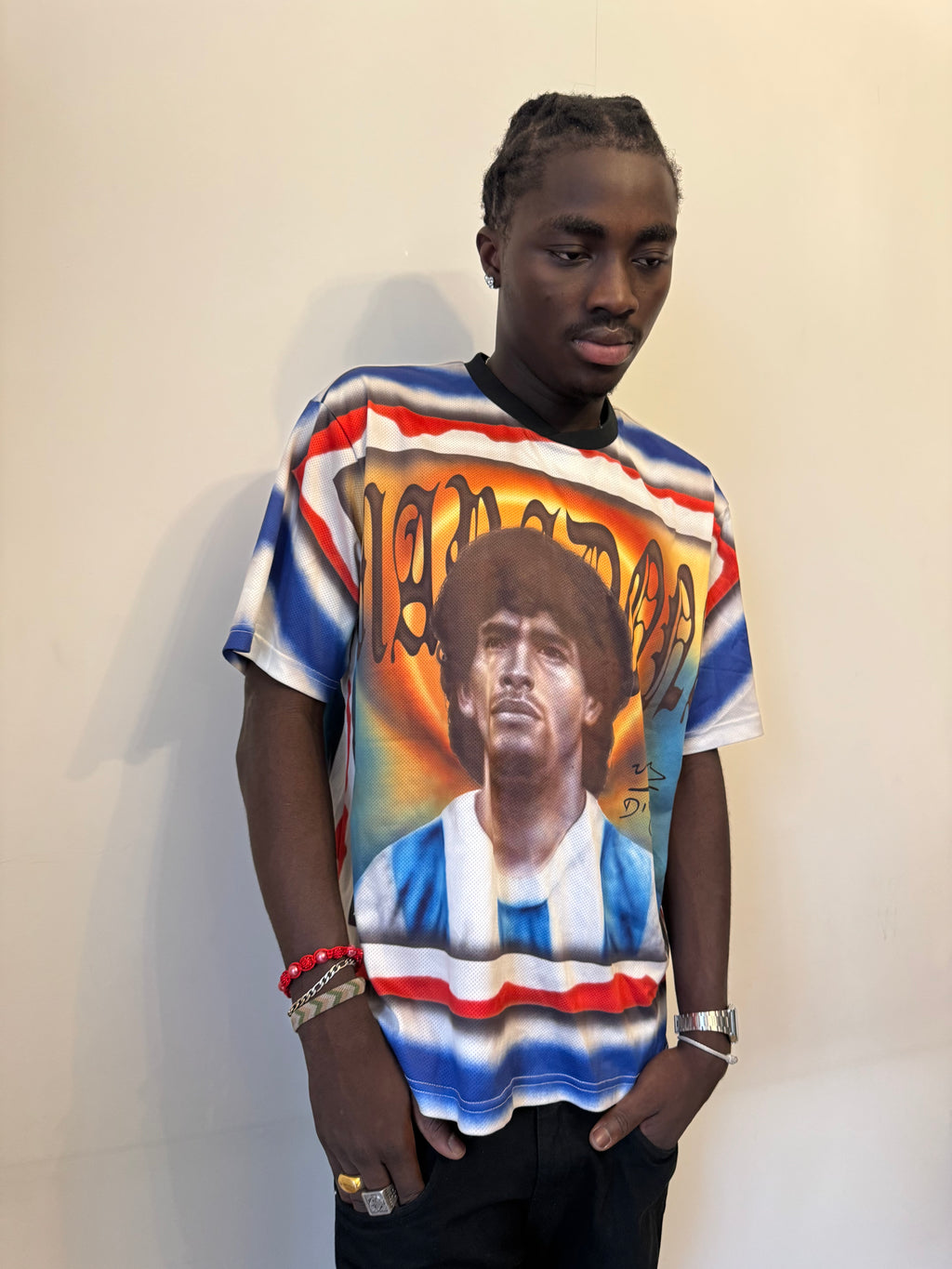 SUPREME MARADONA JERSEY