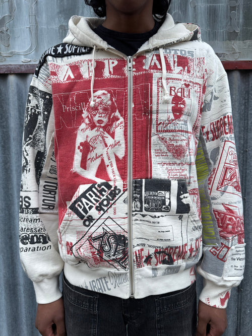 SUPREME COLLAGE ZIP