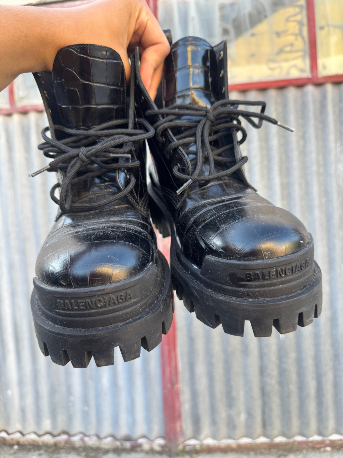 BALENCIAGA STRIKER BOOTS